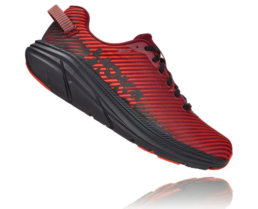 Hoka One One Rincon 2 Löparskor Herr - Röda - LTAOQ-9570